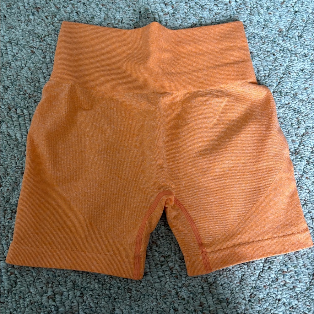 Amazon orange biker shorts